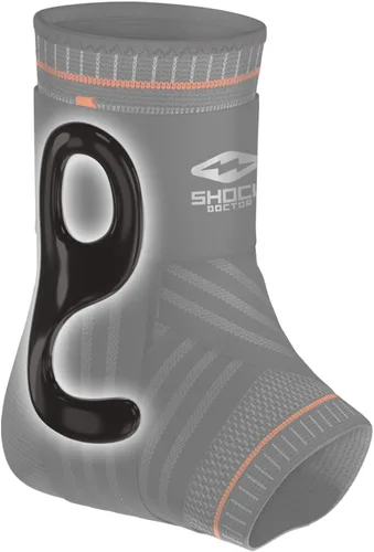 Vista 6 de Shock Doctor Rodillera de tobillo ultra de punto con tiras y soportes Figure 6