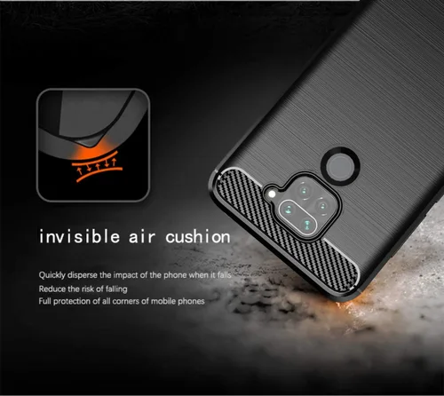 Vista 7 de Asuwish Funda de teléfono para Xiaomi Redmi Note 9 / Redmi 10X 4G con protector de pantalla de vidrio templado y accesorios para celda, silicona TPU