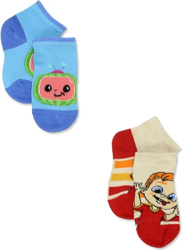 Vista 6 de Cocomelon Paquete de 6 calcetines de cuarto para niños pequeños
