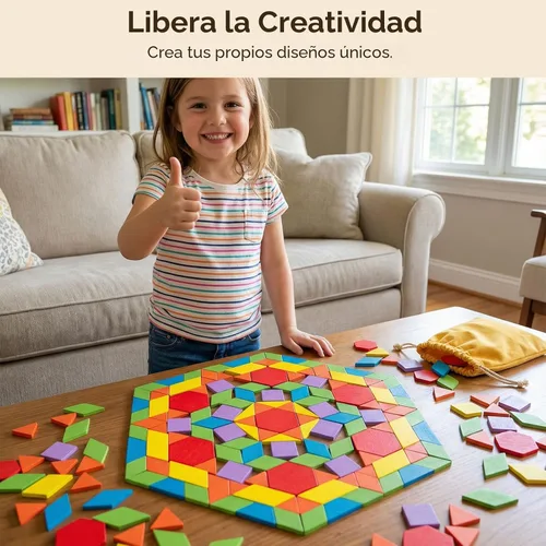 Vista 7 de LovesTown 209 piezas de bloques de madera con formas para niños