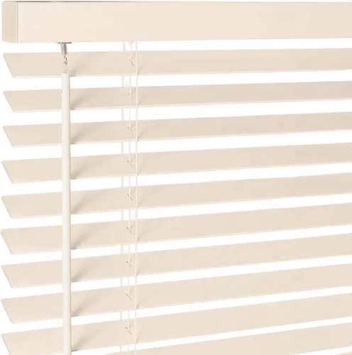 Vista 12 de Persianas de madera real de 2 pulgadas para ventanas de interior, persianas venecianas opacas de madera maciza, tamaño personalizado, color cereza