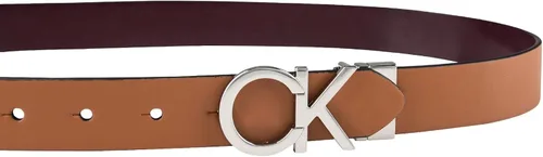 Vista 4 de Calvin Klein Women's Two-in-one Reversible Ck Monogram Plaque Buckle