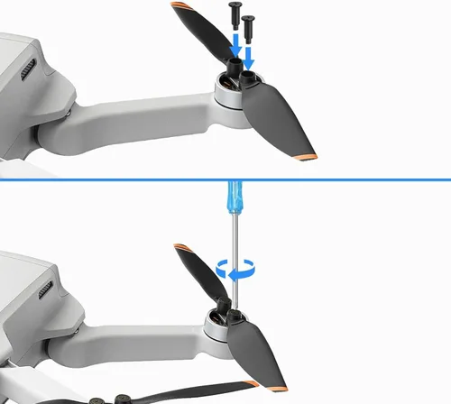 Vista 4 de 32 piezas de hélices para DJI Mini 4K/Mini 2 SE/Mini SE, accesorios de bajo ruido para DJI Mini Serie 2 Accesorios para drones Tornillos