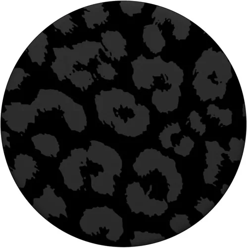 Vista 3 de Estampado de guepardo gris y negro, patrón de piel de leopardo PopSockets Adhesivo PopGrip
