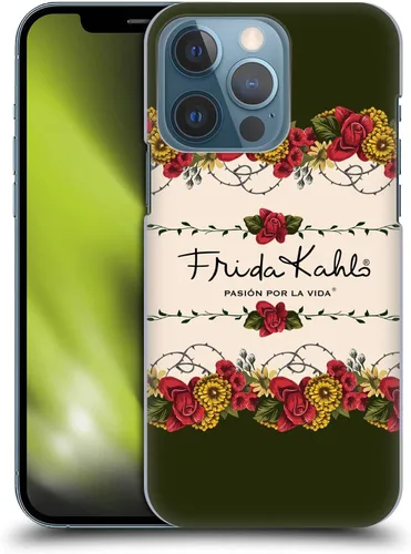 Vista 16 de Head Case Designs Funda rígida con licencia oficial de Frida Kahlo Blooms Red Florals compatible con Apple iPhone 13 Pro
