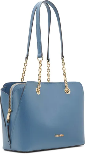 Vista 10 de Calvin Klein Mochila de cadena de triple compartimento con micro guijarros de Hailey