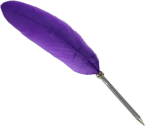 Vista 15 de OPENDGO Bolígrafo de plumas con tallo de metal, pluma vintage refinada plateada para amantes de la escritura escolar 1 bolígrafo de plumas de búho