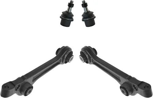 Vista 78 de TRQ Brazo de control superior e inferior del lado del conductor y del pasajero con juego de rótulas compatible con Chevrolet GMC 89-02