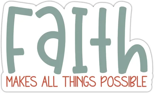 Vista 17 de ZURRAM Adhesivo cristiano con texto en inglés Elevate Your Faith Christian Sticker, vinilo impermeable, versículo de la Biblia, calcomanías