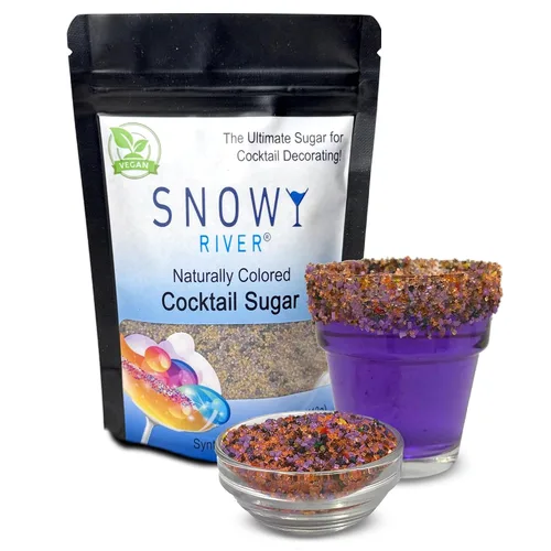 Vista 9 de Snowy River Americas Cocktail Sugar - Rimmer de cóctel Kosher todo natural, rojo, blanco y azul y recortador de café (americanas, bolsa de 1 libra)