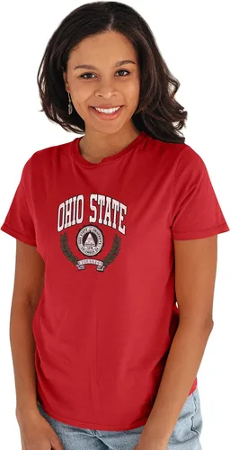 Vista 6 de NCAA - Camiseta vintage retro para mujer