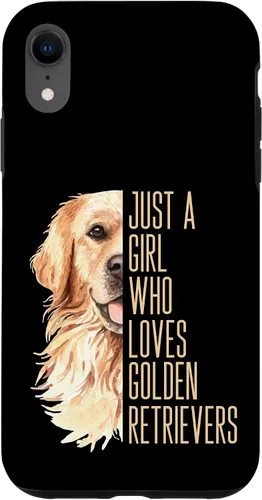 Vista 25 de Cute Golden Retriever - Just a Girl who Loves Goldens Case for iPhone 17