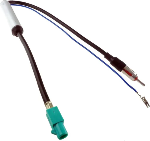 Vista 2 de Scosche VWA4B compatible con adaptador de antena amplificada Audi / BMW / VW de 2000 en adelante; potencia inyectada de +12 V