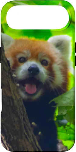 Vista 27 de Cute Funny Red Panda Smiling Tree Animal Nature Lover Gift Case for iPhone 17