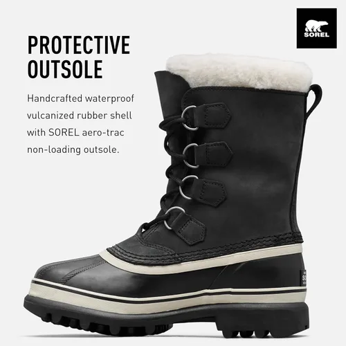 Vista 3 de SOREL - Botas Caribou impermeables para invierno, para mujer