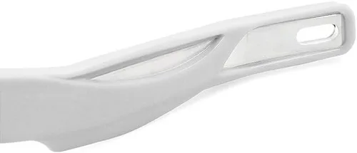 Vista 5 de Protectores Universales para Manillar de Motocicletas, Protectores de Manos, Protectores de Parabrisas, Protectores Anticolisión para Honda Blanco