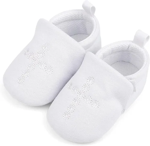 Vista 2 de Zapatos de bautizo con suela premium para bebés y niños pequeños