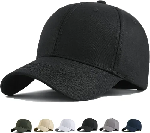 Vista 18 de Gorra de béisbol de gran tamaño XXL para hombres, sombreros de cabeza grande, sombrero de papá ajustable de 23.6 a 26.8 pulgadas