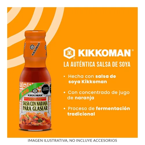 Vista 3 de Kikkoman Salsa de naranja, 12.5 onzas