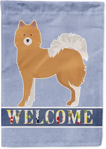 Vista 133 de Caroline's Treasures CK3645GF Bandera de bienvenida de bulldog inglés para jardín, bandera decorativa para patio exterior, obras de arte de patio