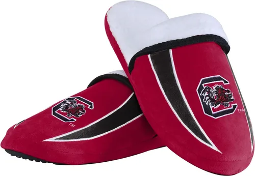 Vista 26 de FOCO mens NCAA College Team Logo Sherpa Moccasin Slippers