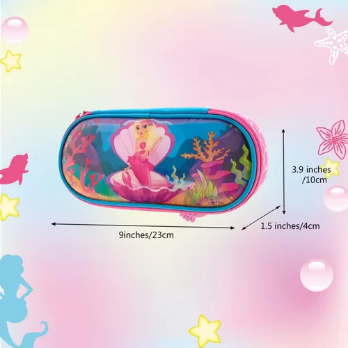 Vista 7 de HAPPYSUNNY Mochila de estudiante ligera de lentejuelas reversibles de 15 pulgadas, mochila escolar, H Mermaid - Juego de cambio de imagen, Mochilas