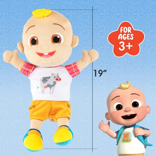 Vista 2 de Jay Franco CoComelon JJ - Almohada de peluche de microfibra de poliéster súper suave, 17 pulgadas (producto oficial de CoComelon)