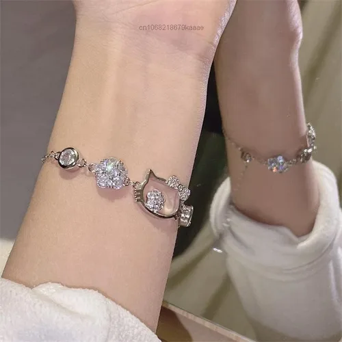Vista 2 de RICHTRUE Pulseras Y2k Y2k, accesorios de grunge, pulsera estética Y2k para mujer, accesorios punk