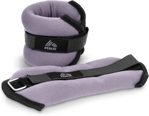 Vista 12 de RBX Juego de pesas para muñeca y tobillo, ajuste cómodo ajustable para entrenamiento y tonificación Negro