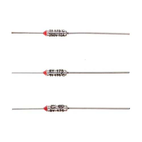 Vista 27 de Fusible térmico de temperatura metálica RY65 149.0 °F 149 ℉ 10A 250V 10 piezas