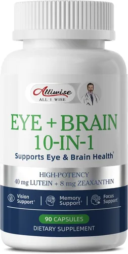 Vista 10 de Suplemento cerebral ocular para memoria y enfoque 14 en 1 Vitaminas