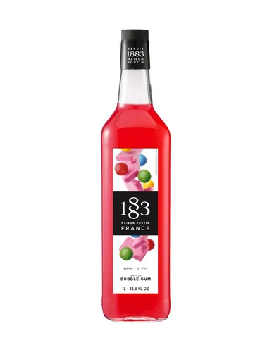 Vista 112 de 1883 Jarabe de Amaretto para bebidas, fabricado en Francia, botella de plástico de 1 litro