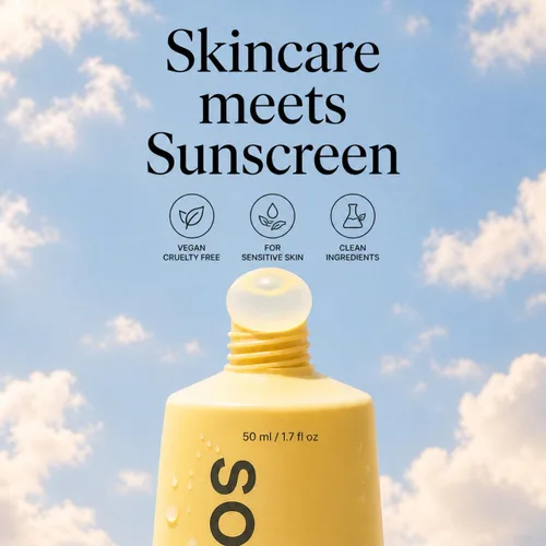 Vista 7 de Soomi Skin Centella Protector solar 1.7 fl oz SPF 50 Centella Asiatica - Protector solar coreano para piel sensible, sin yeso blanco, protección