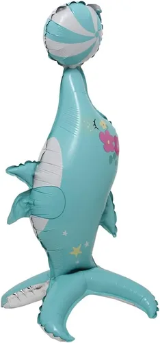 Vista 20 de Selfstand Globos de Papel de Aluminio 3D de Animales Zorro Koala León Elefante Panda Vaca Conejo Dinosaurio Triceratops, Estegosaurio, Pelota