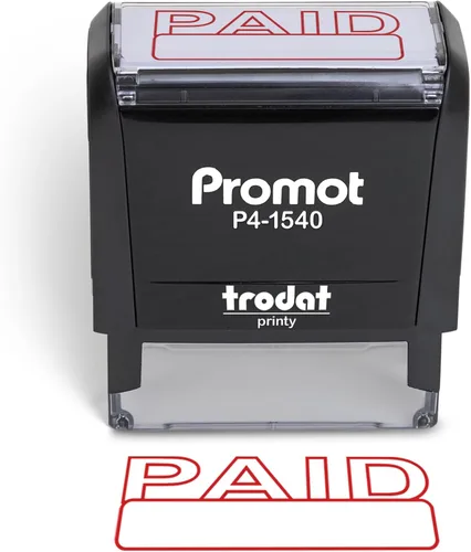Vista 11 de Promot Sello de Copia Autoentintado de Goma - Sello Copia Recargable - Sellos de Negocio, Contabilidad, Pedidos, Trabajo, Sellos de Oficina - Tinta