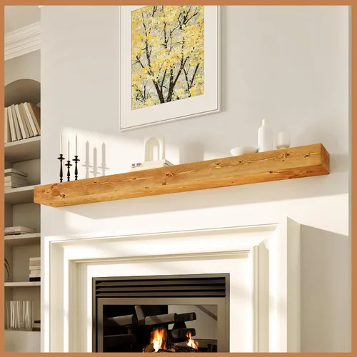 Vista 13 de Muestras de color de madera de pino natural Avana - Encuentra tu combinación perfecta para estantes de repisa - Muestras de madera auténticas - 5