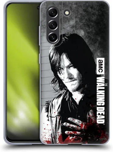 Vista 12 de Head Case Designs AMC The Walking Dead Blood Bath Daryl Gore - Funda de gel con licencia oficial [protección de grado militar] compatible con Baño