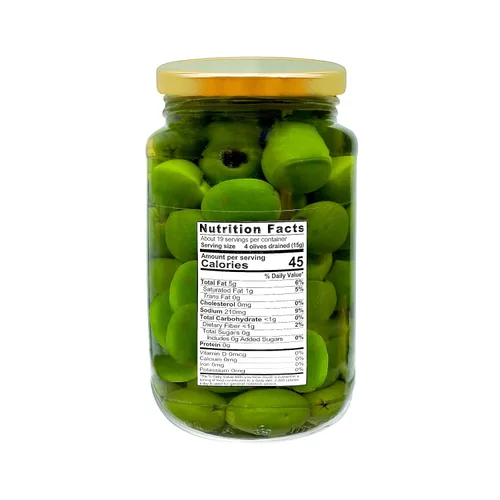 Vista 2 de Sanniti Aceitunas Castelvetrano sin hueso - Tarro de 19 onzas