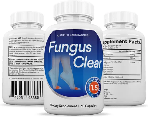 Vista 6 de Justified Laboratories (3 unidades) Hongus Clear 1.5 mil millones UFC pastillas probióticas 180 cápsulas