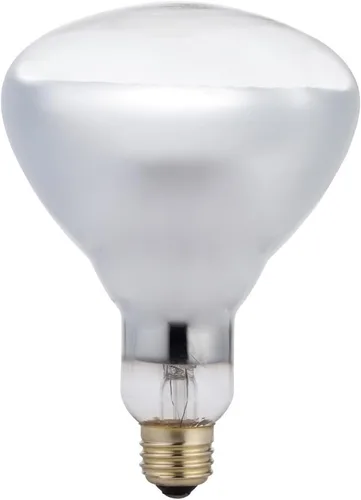 Vista 2 de Philips LED 416750 - Bombilla de luz de inundación transparente BR40 de 125 vatios, color blanco cálido