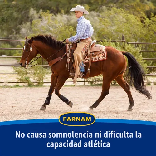 Vista 7 de Farnam Quietex II - Suplemento calmante para caballos, ayuda a controlar el comportamiento nervioso y mantener a los caballos tranquilos