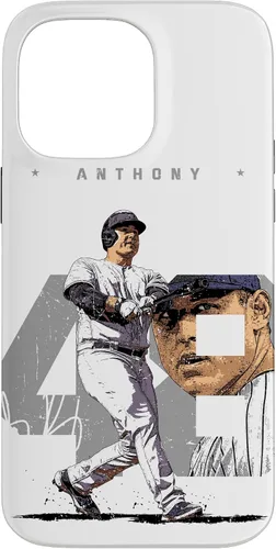 Vista 21 de iPhone 16 Anthony Rizzo Number Portrait Tony New York MLBPA Case