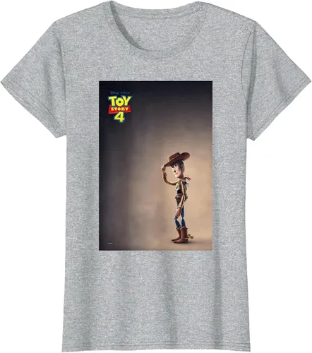 Vista 31 de Disney Pixar Toy Story 4 - Camiseta gráfica con póster de película Baby Blue