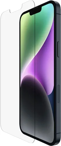 Vista 10 de Belkin Protector de pantalla de vidrio templado – Protector de pantalla para iPhone 14 Pro – Incluye calcomanías guía para una fácil alineación