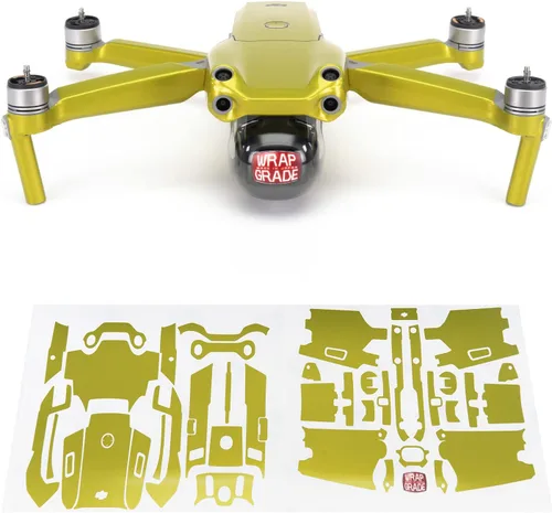 Vista 9 de Wrapgrade Unidad Principal Skin DJI Compatible con DJI Air 2S (AMRY GREEN)
