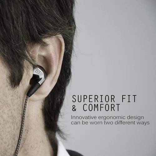 Vista 4 de MEE audio Pinnacle P1 - Auriculares intrauditivos audiófilos de alta fidelidad con cables desmontables, EP-P1-ZN-MEE, Pinnacle P1 (Zinc)
