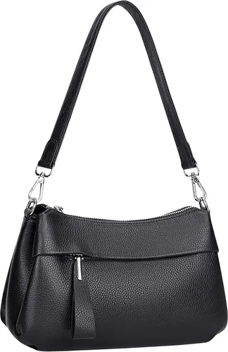 Vista 8 de Over Earth Genuine Leather Crossbody Bags for Women Small Hobo Handbags Shoulder Purses with 2 Detachable Straps