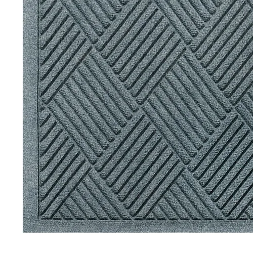 Vista 17 de M+A Matting WaterHog Diamond - Tapete de entrada de grado comercial con borde de tela, interior/exterior, de secado rápido, resistente a las manchas