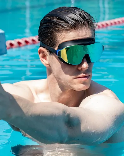 Vista 2 de Seasprint - Gafas de natación antivaho de gran angular