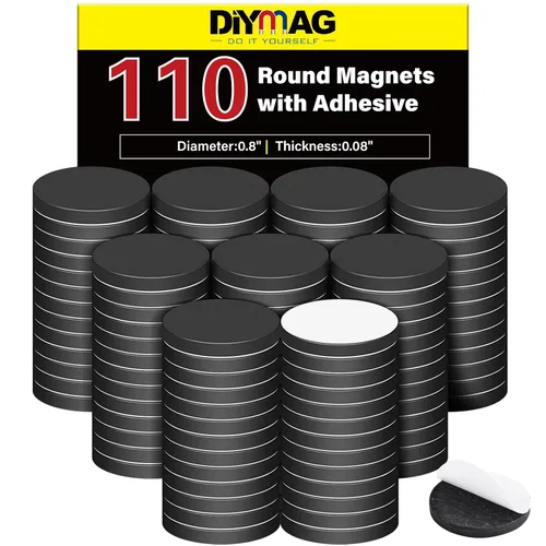 Vista 17 de DIYMAG Ganchos Magnéticos, 30 Libras Resistente de Servicio Pesado Gancho Magnético de Crucero para Aula, Refrigerador, Colgado, Cabinas, Parrilla